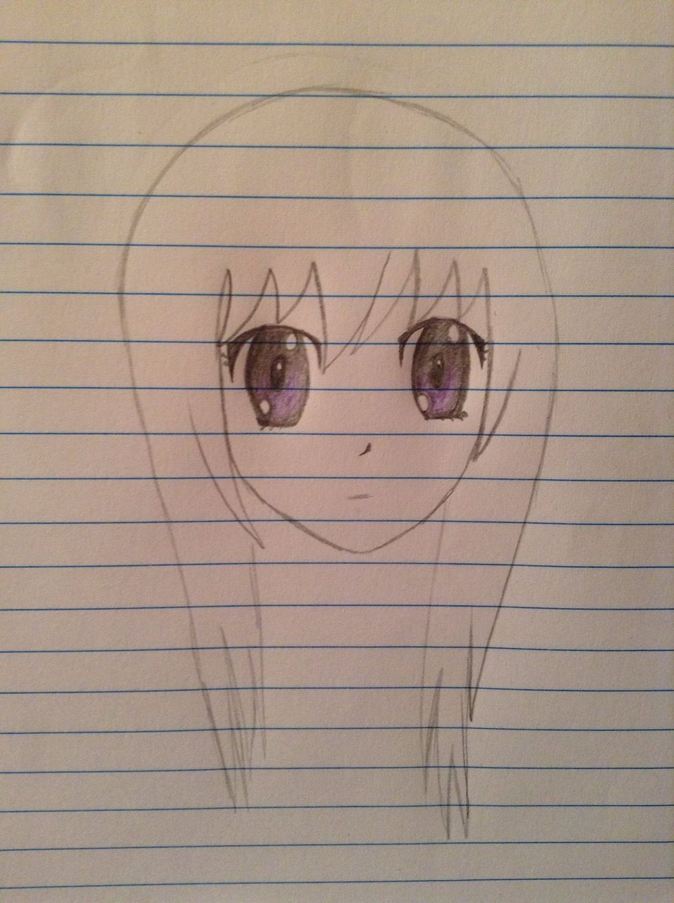 Draw hair