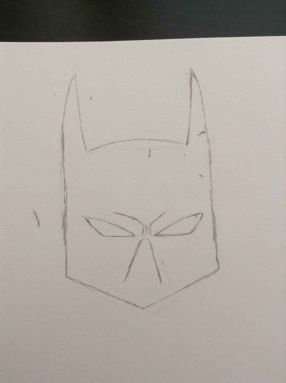 Draw his frowny face.