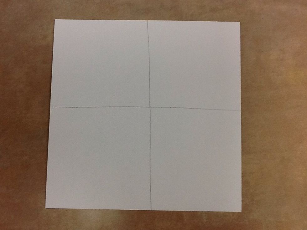 Draw light lines to create a grid to help you line up shapes.
