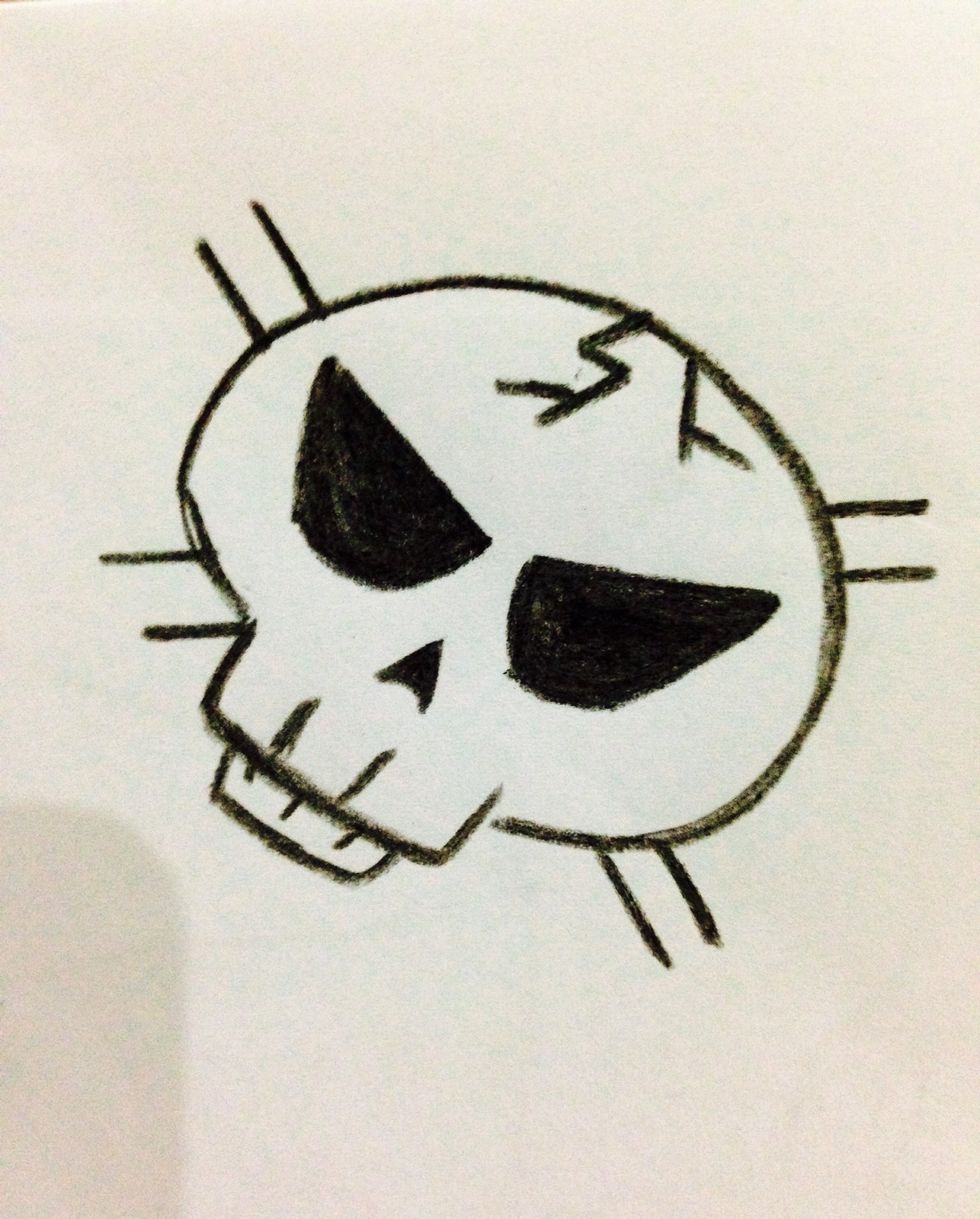 Draw lines at all four corners, for bones like the flags on pirate ships.