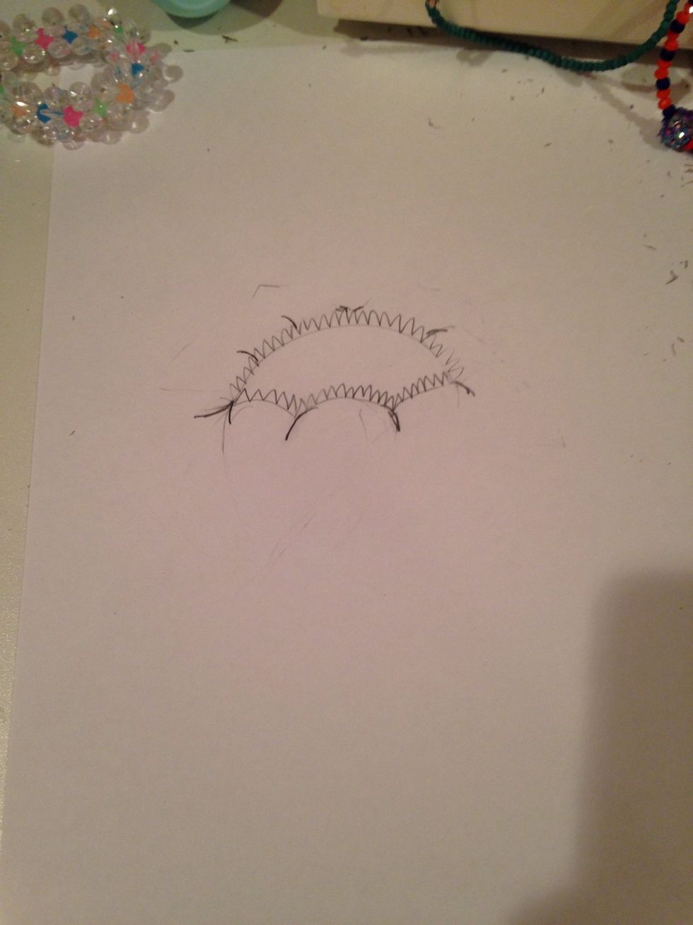 Draw lines flowing with the curves