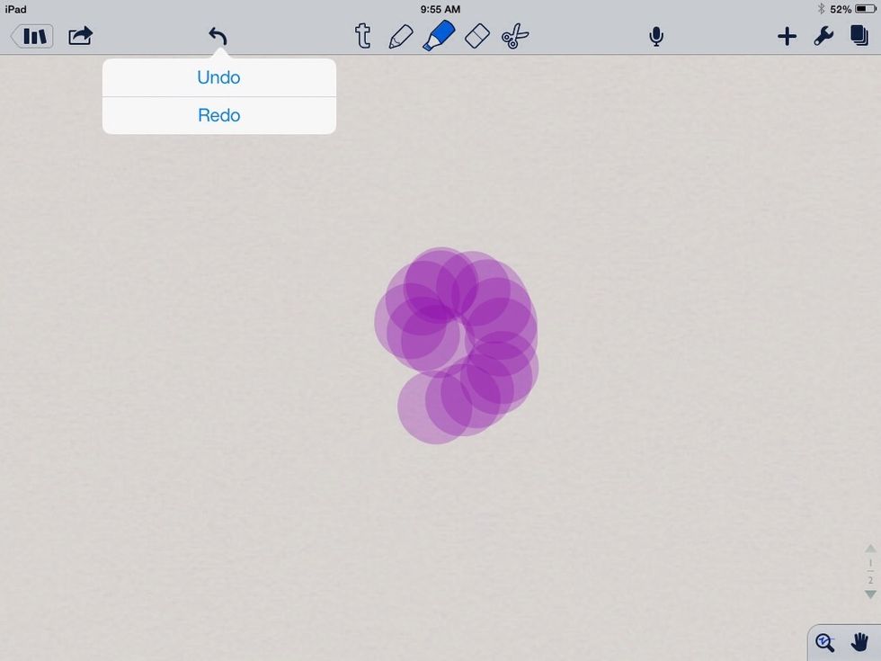 Draw more dots in a spiral circle motion