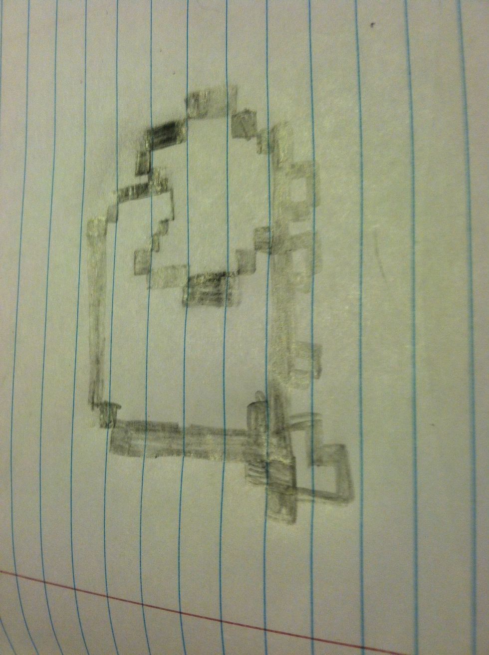 Draw Nyan Cats legs. Use the technique. Focus on the hind legs, it's tricky