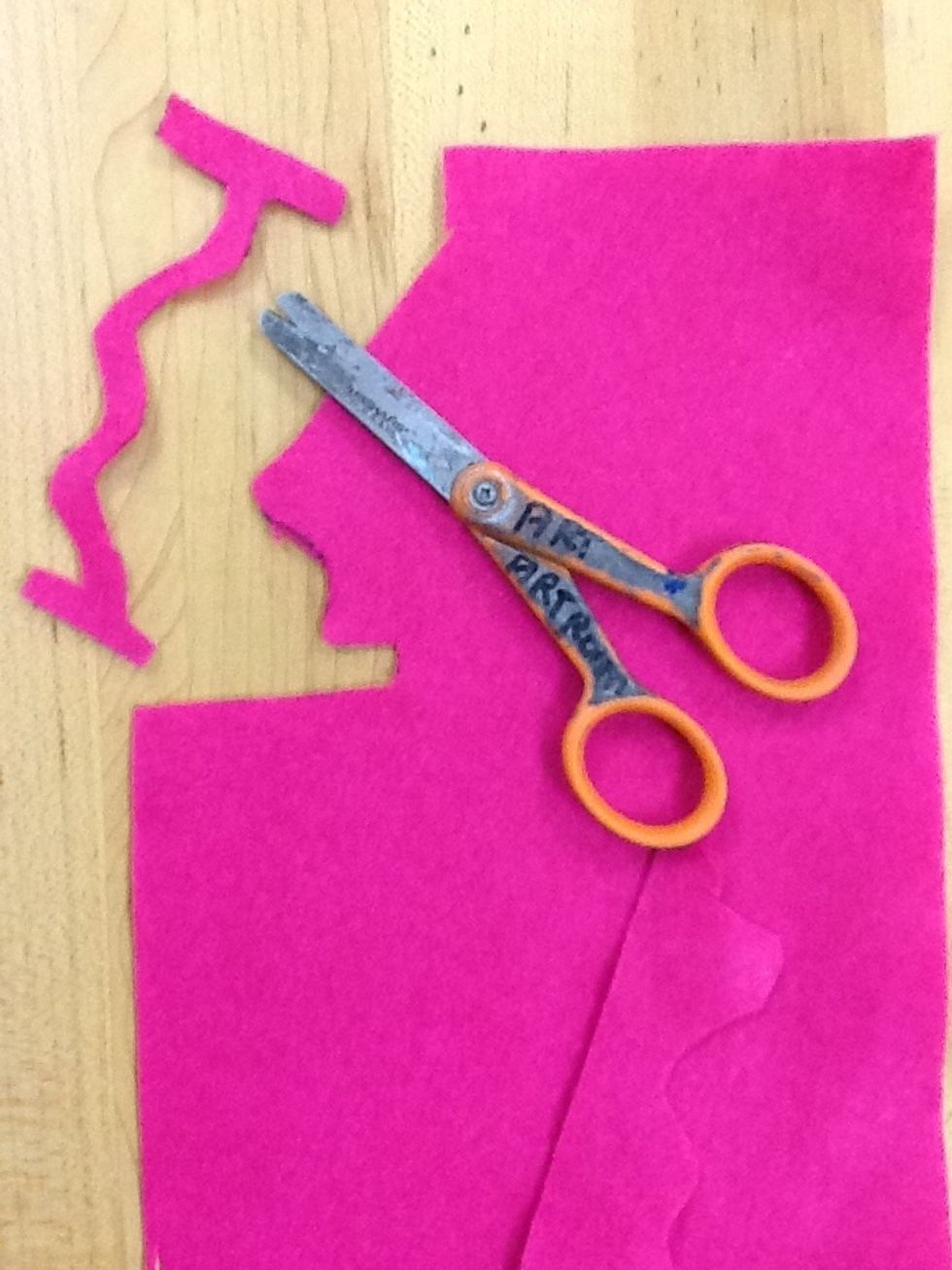 Draw parts and cut-out