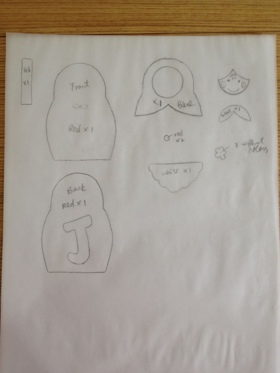 Draw patterns and cut out!