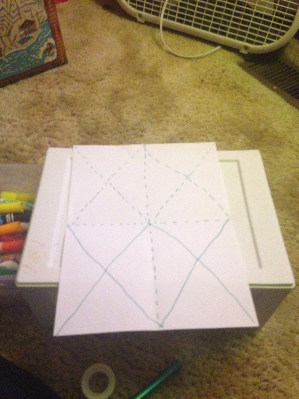 Draw some doted lines like this