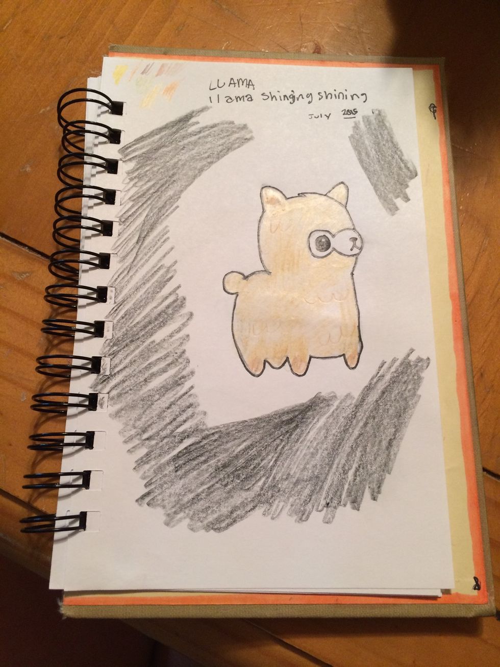 Draw something like this with your black