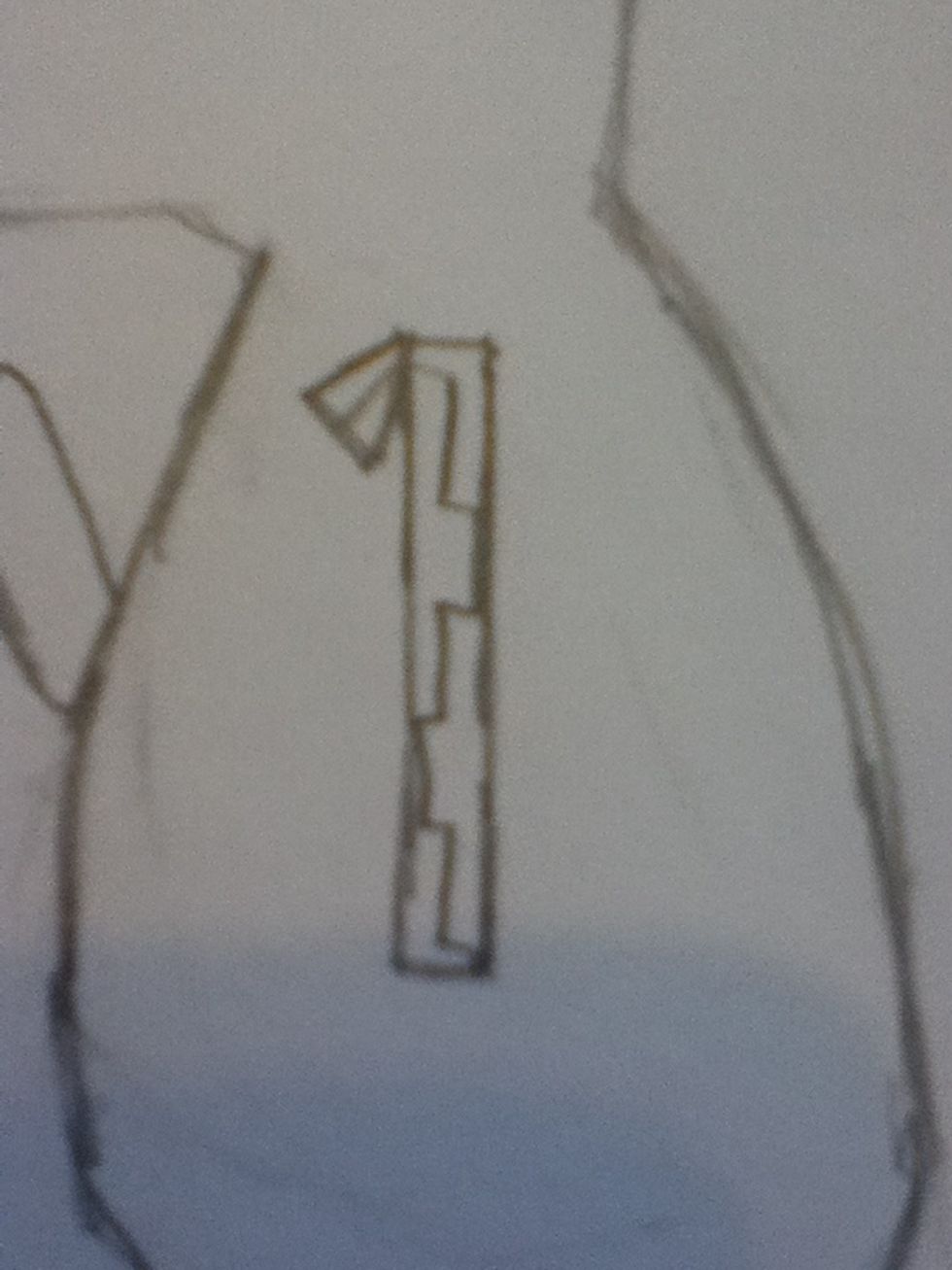 Draw that zipper trail thingy. Draw a cool design on it.