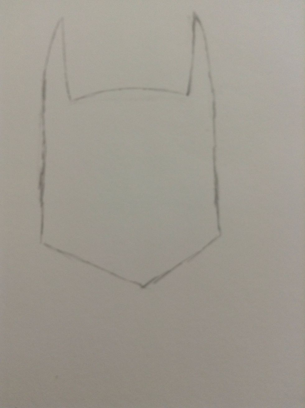 Draw the bottom part of the mask