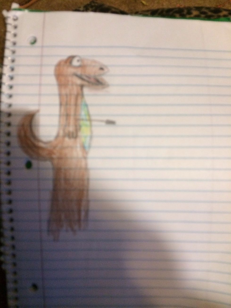 Draw the character that you want to create.