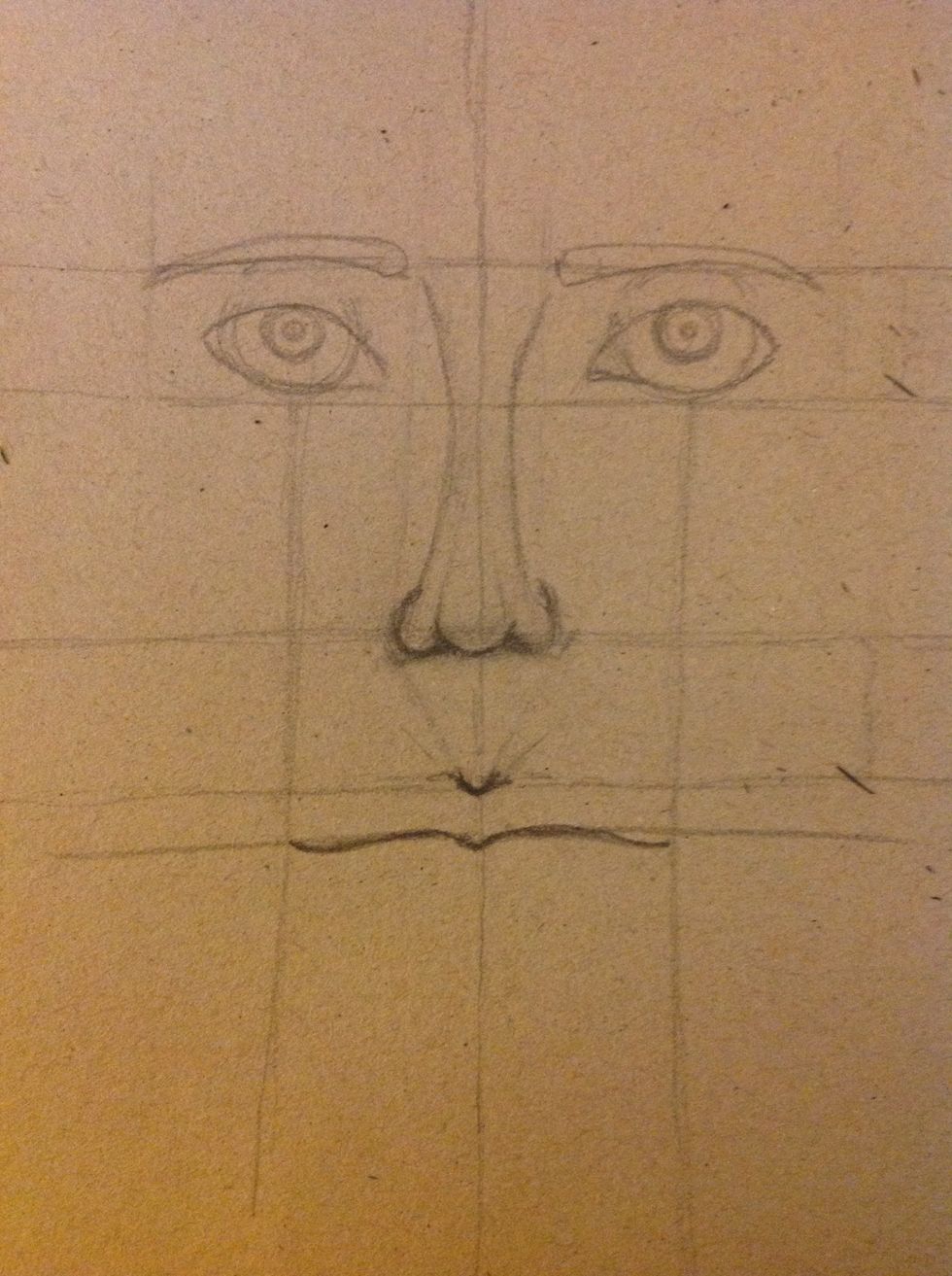 Draw the corners of our mouth.