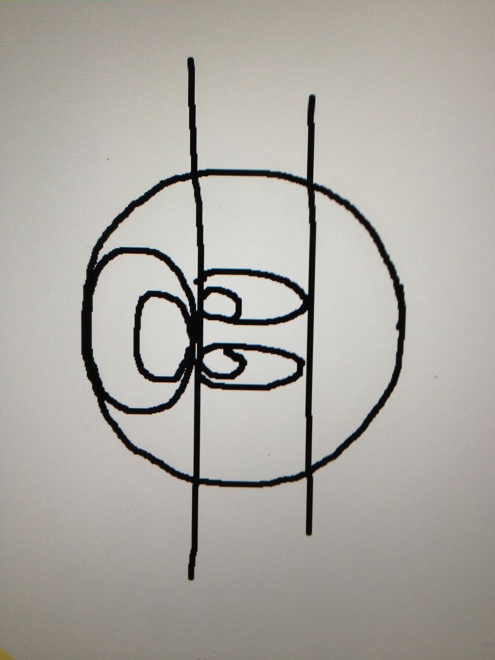 Draw the eyes in the 2 section