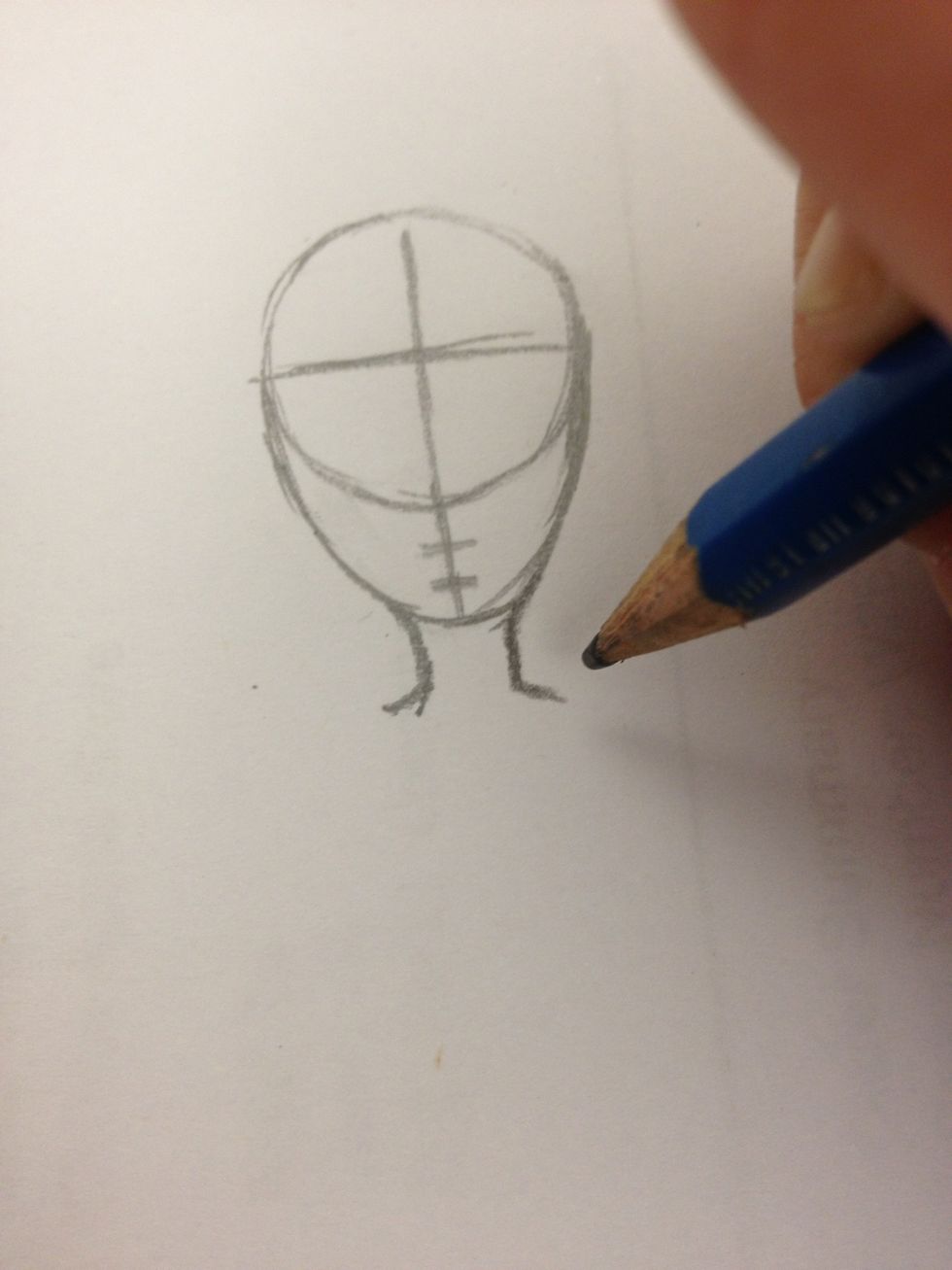 Draw the neck