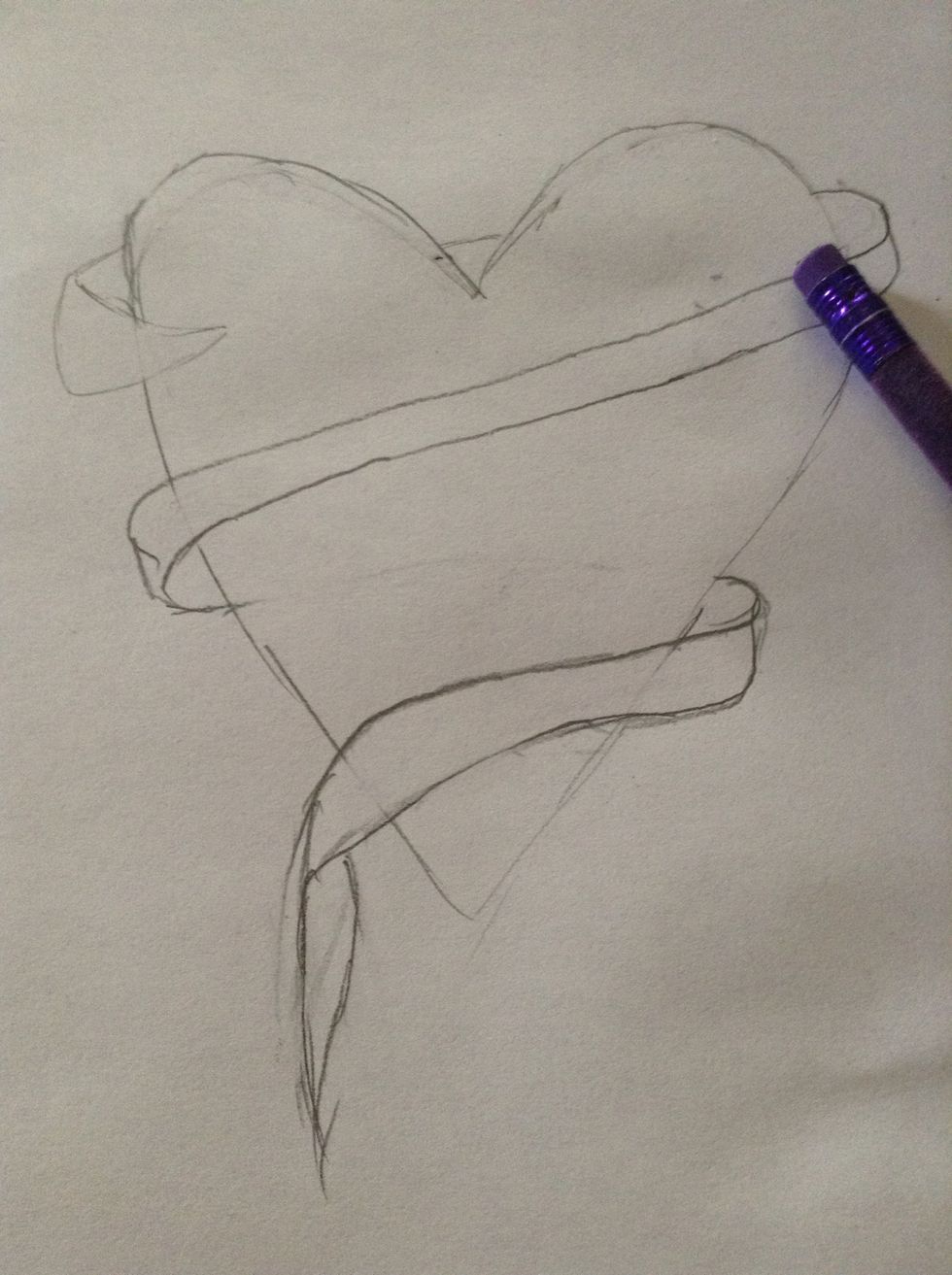 Draw the next line, and a smaller one off of it