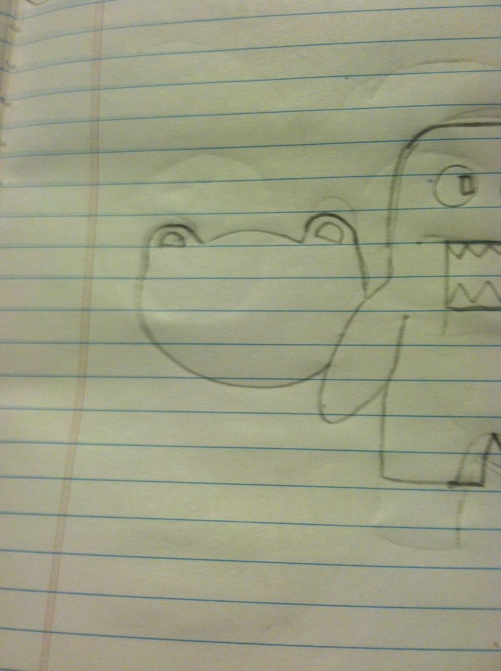 Draw the rest of Hello Kitty's face.