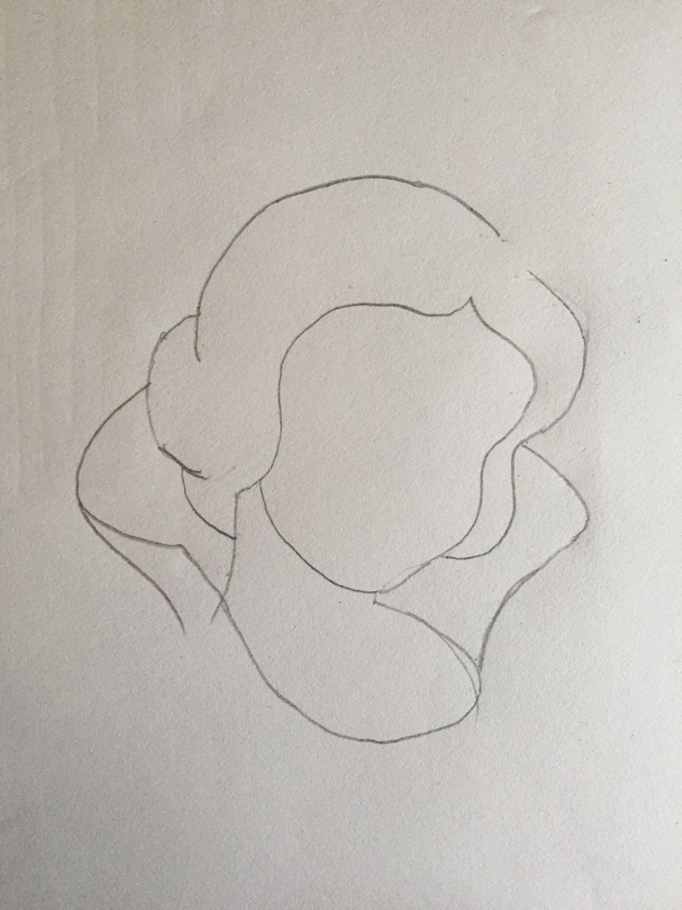 Draw the sort of cuff/collar (what do you call that thing anyway? \ud83d\ude02) around Snow White's neck. Also, sketch the neckline of her dress.