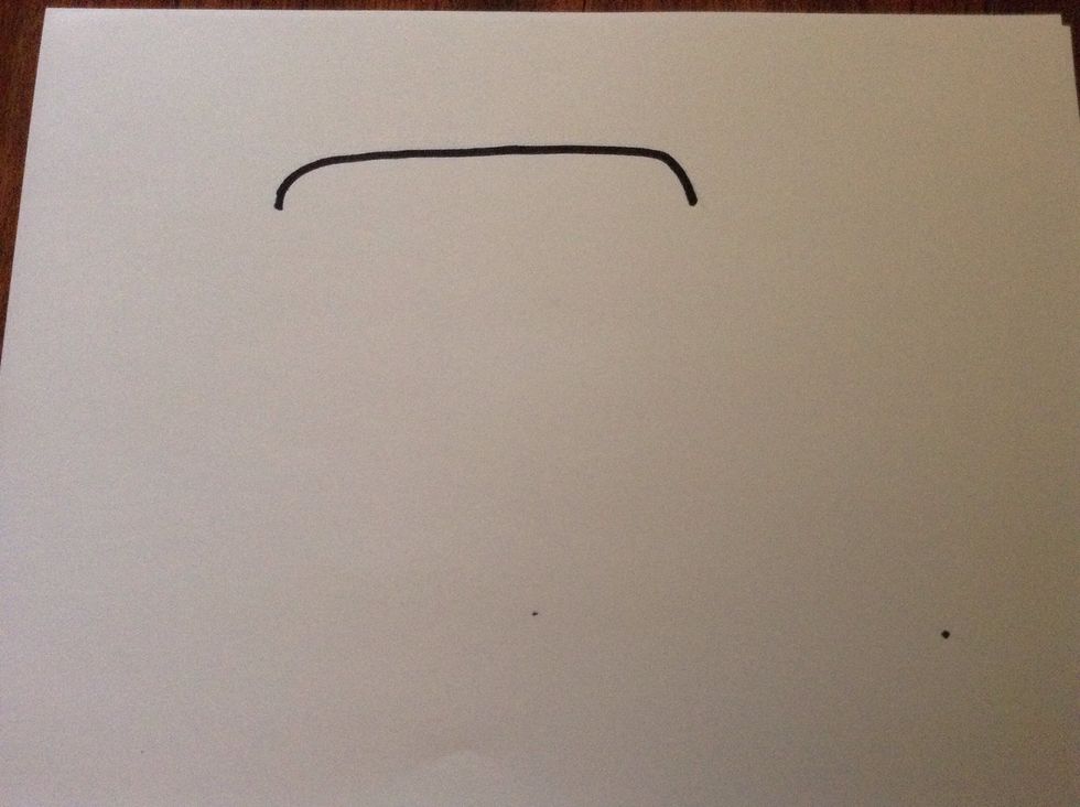 Draw the top of the Popsicle first of course