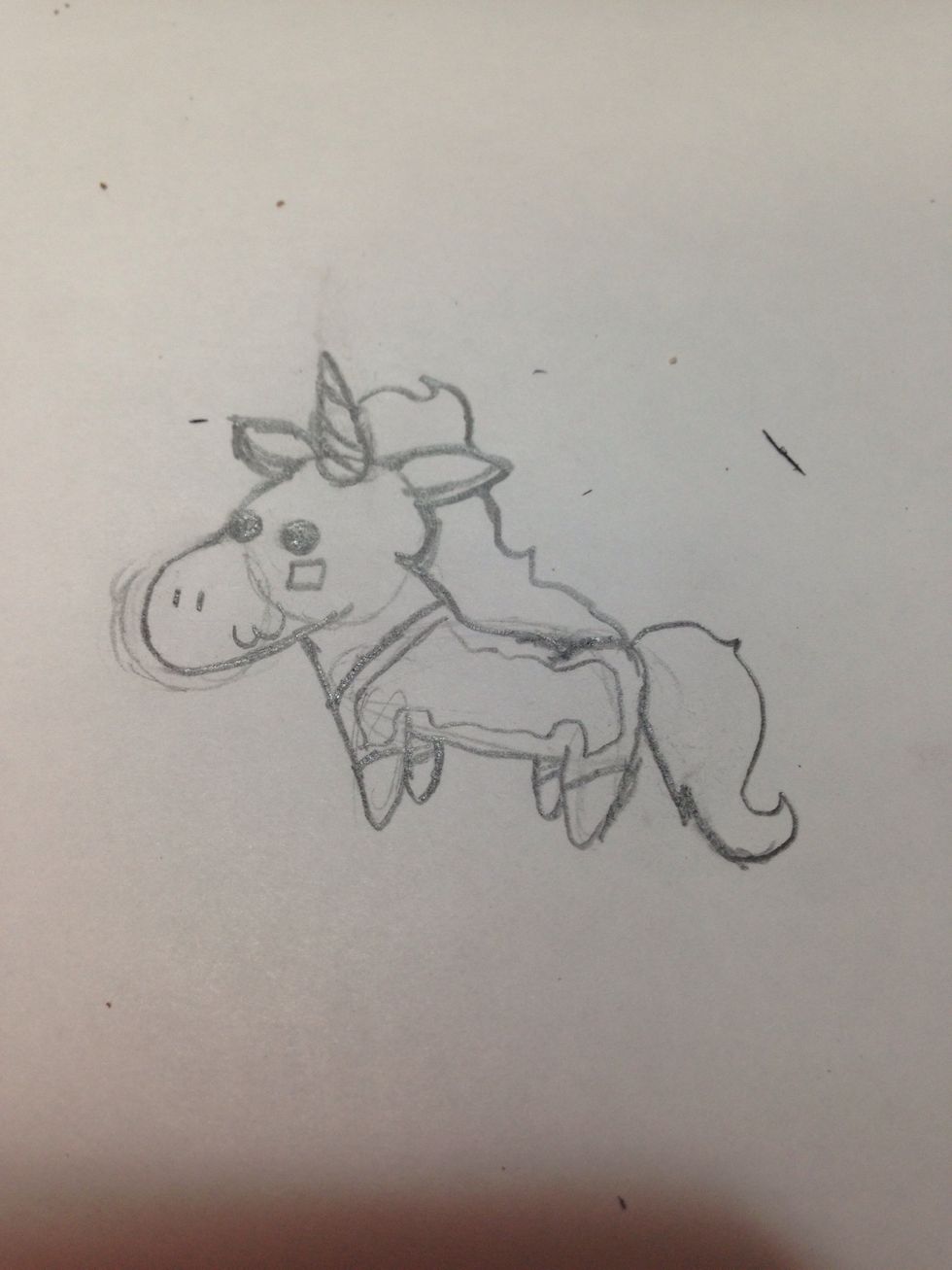 Draw The Unicorns Detail and Hair