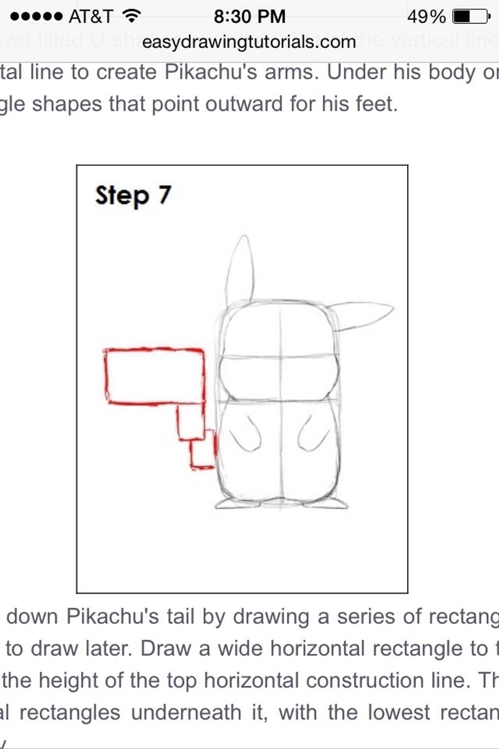 How to draw pikachu B+C Guides