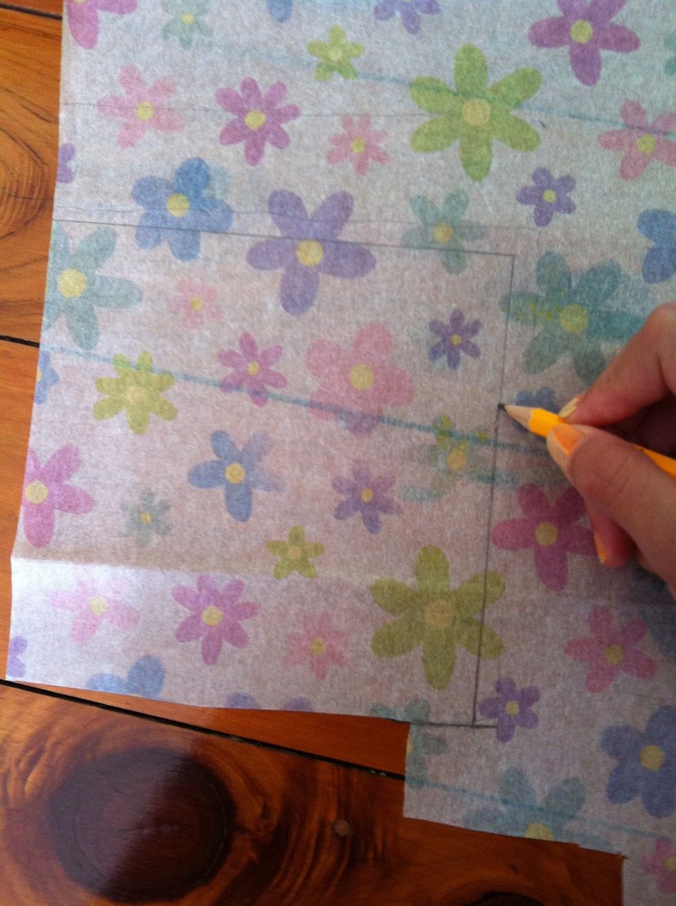 Draw up how big u want ur picture to be, including the frame (doesn't hav to be square)