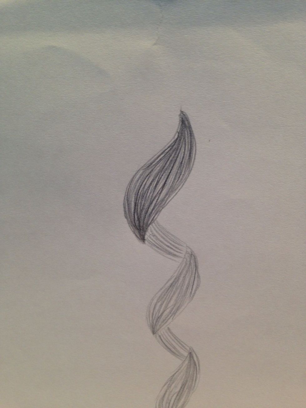 Draw very light lines to fill the blank gaps