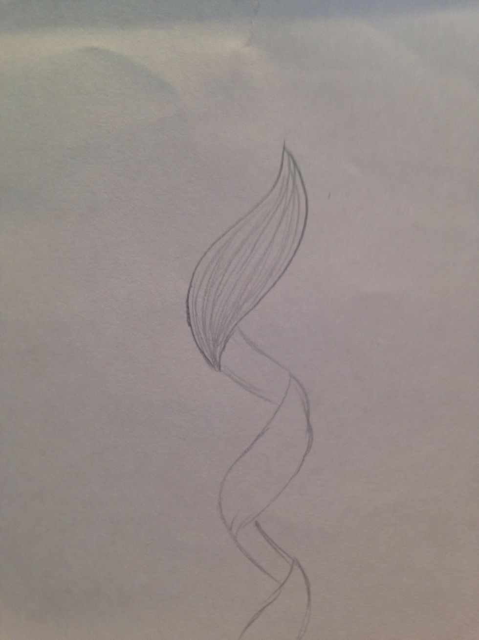 Draw very light lines