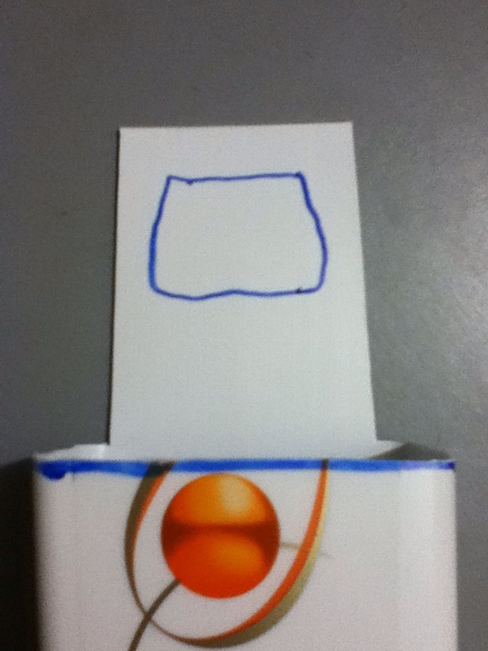 Draw when the connector is going to be.