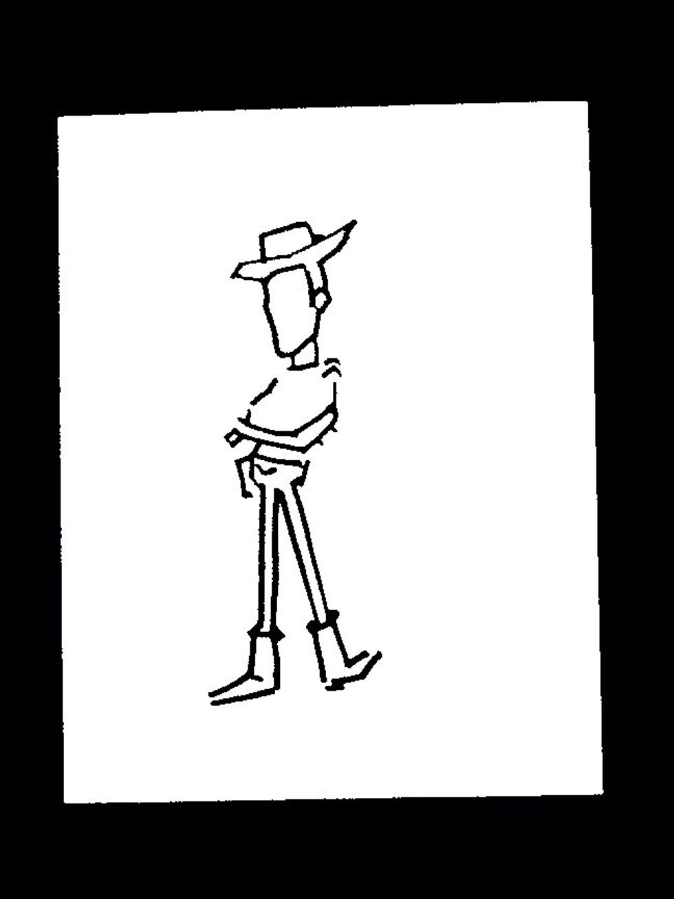 DRAW YOUR FAVORITE THING USING ONLY LINES! No curves, no jagged edges, no re-worked lines. See the picture as LINES AND SHAPES ONLY. Besides, a curve is just a bunch of lines.