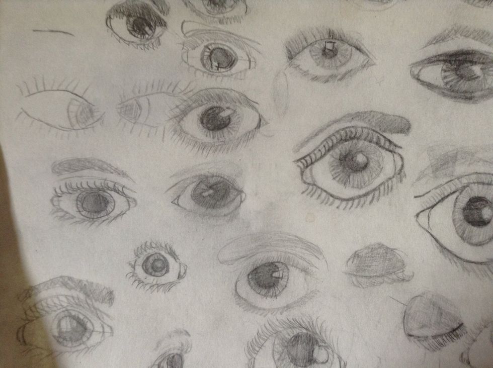 Drawing eyes is very very addictive!!!!!!