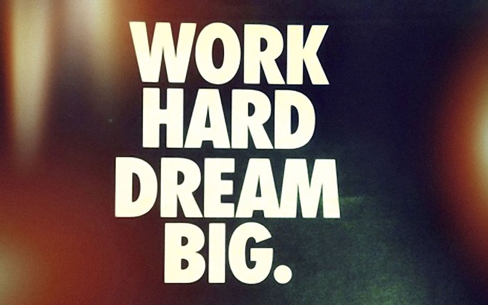 Dream big and work hard, that's my recipe for success. What's yours?
