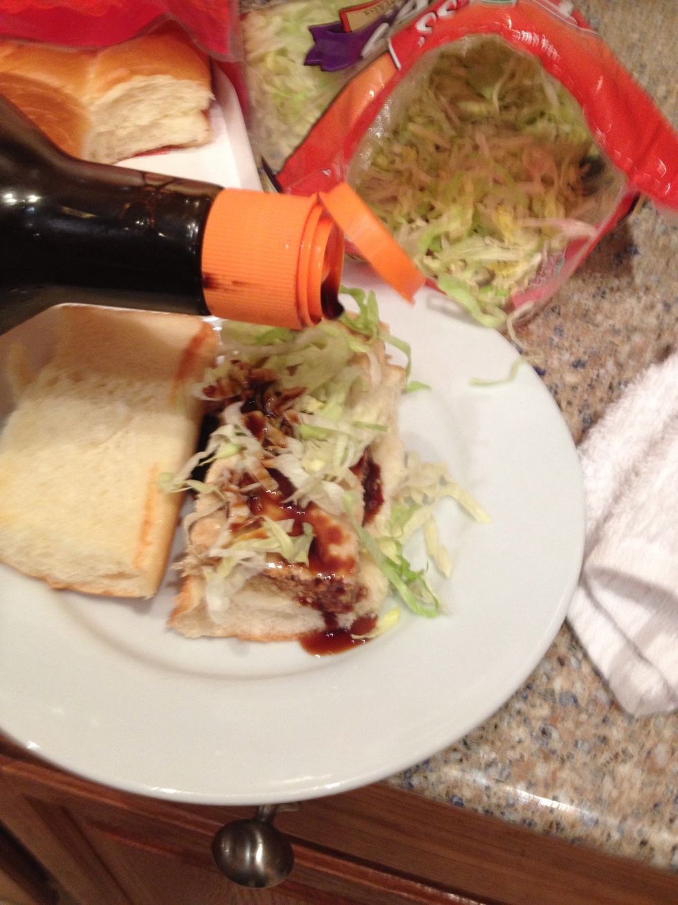 Dress it up with a liberal amount of soy sauce...