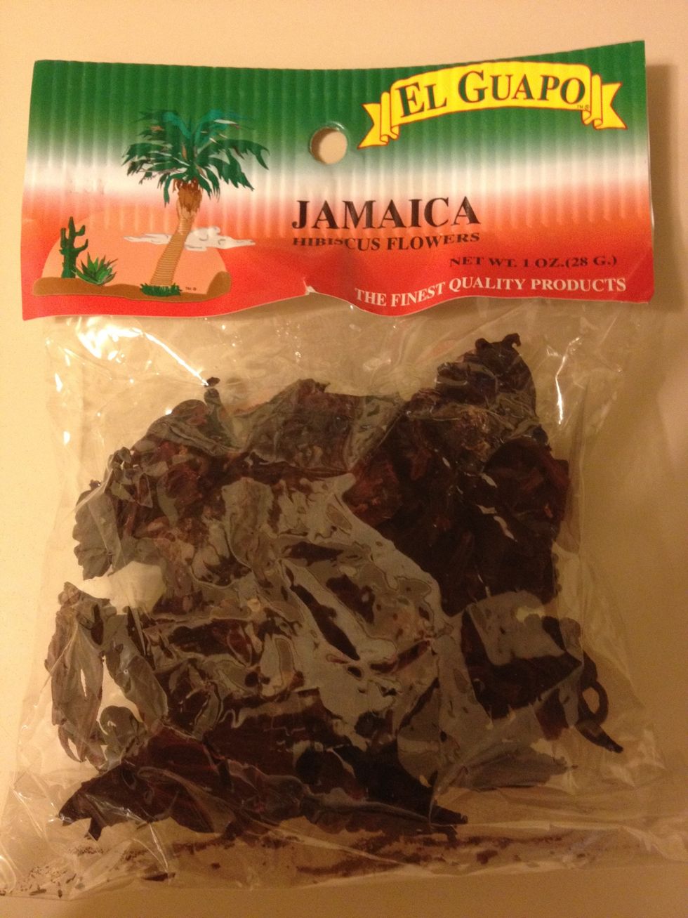 Dried hibiscus (Jamica) can be found in bulk or sold in packages. I found mine at a local Hispanic grocery store. You will need 1 oz.
