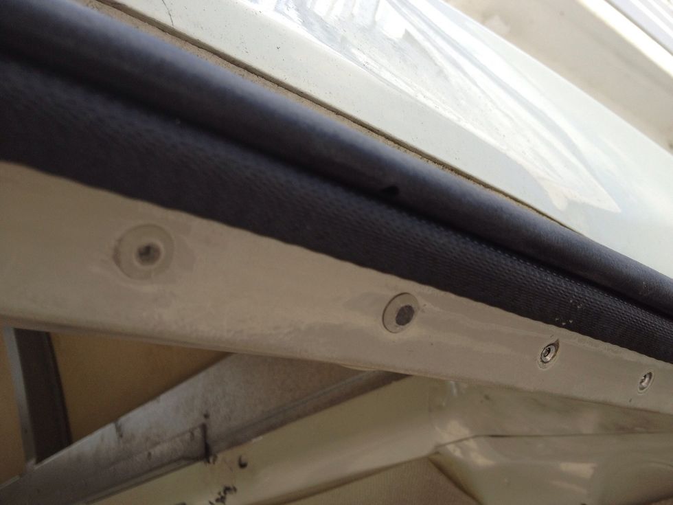 Drill out the blanks in the back part of the car.