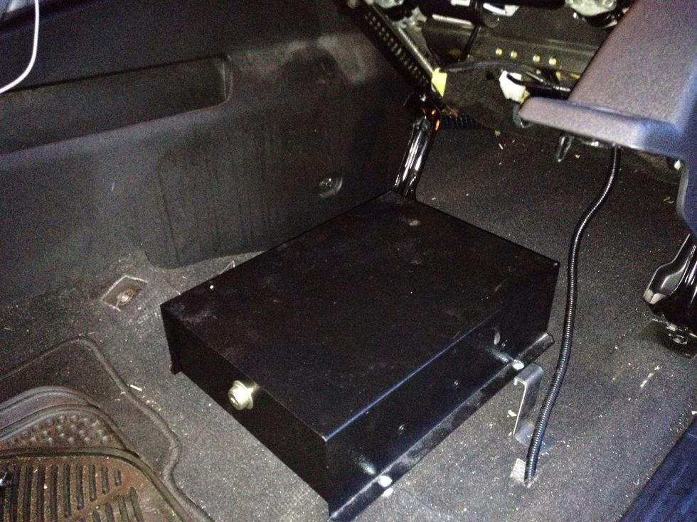 Drilled and tapped all of the mounting holes, then bolted it down