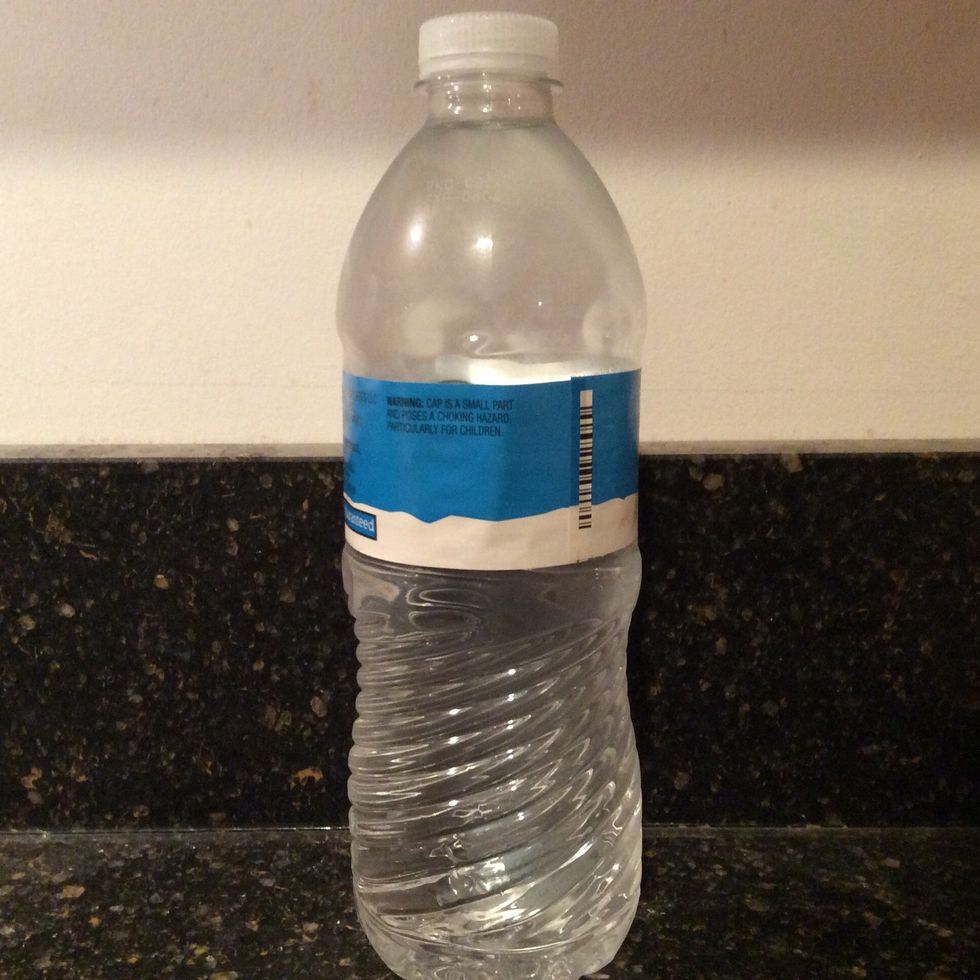 Drink liquids. I show water here, but any beverage works (except for maybe alcohol, but I don't know).