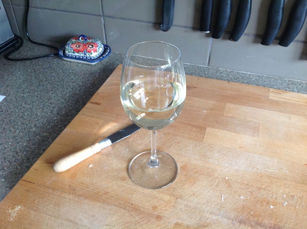 Drink wine and preheat your oven to 170-180c