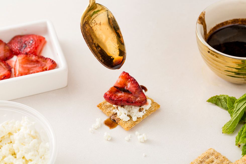 Drizzle on some balsamic glaze.