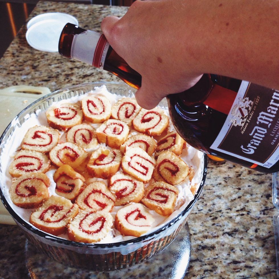 Drizzle over another ounce of Grand Marnier...