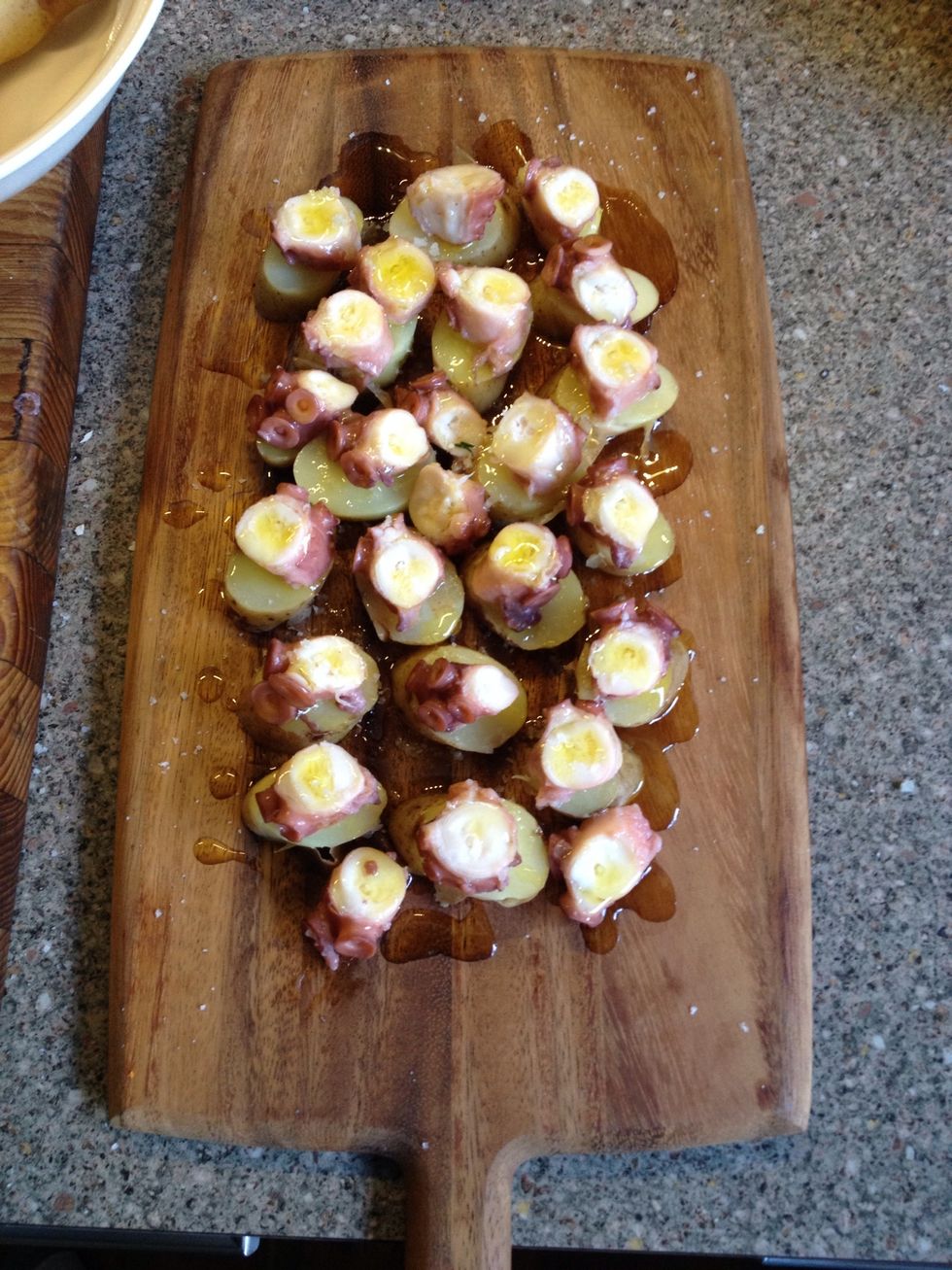 Drizzle with good EVOO