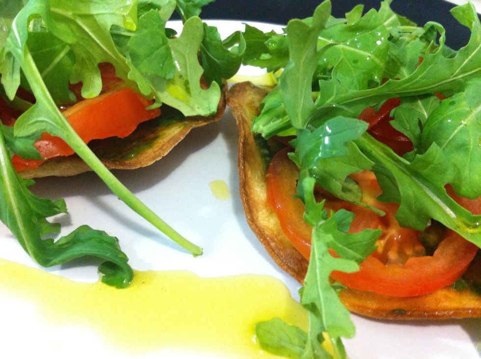 Drizzle with olive oil