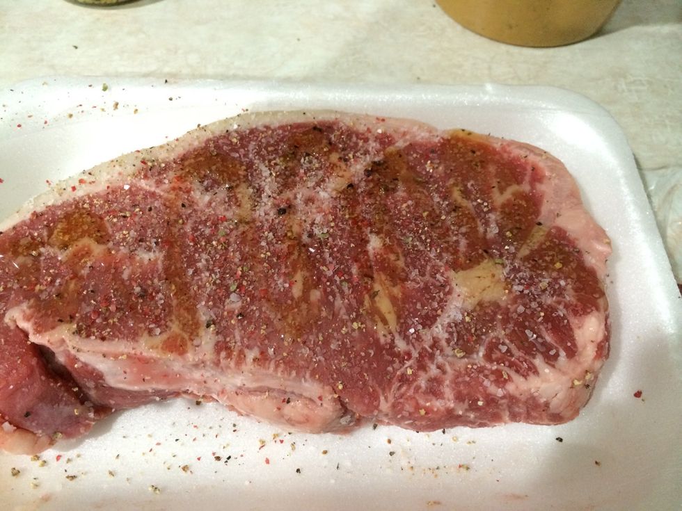 Drizzle with olive oil