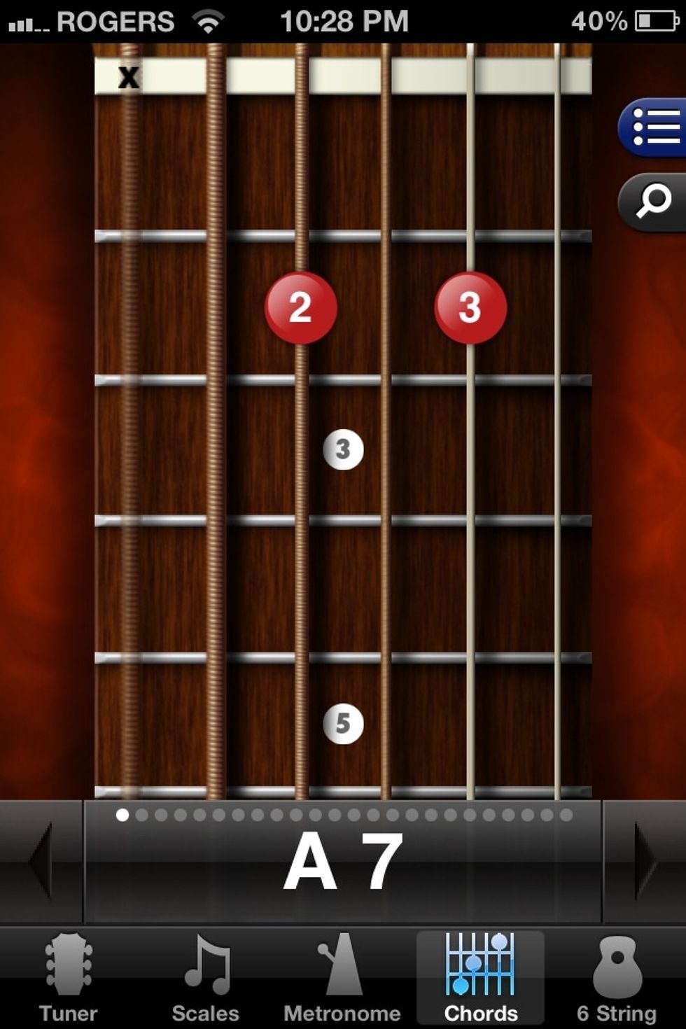 Drop your middle finger from the previous A and you've got yourself an A7.
