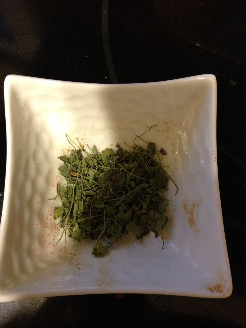 Dry methi you can find in indian grocery