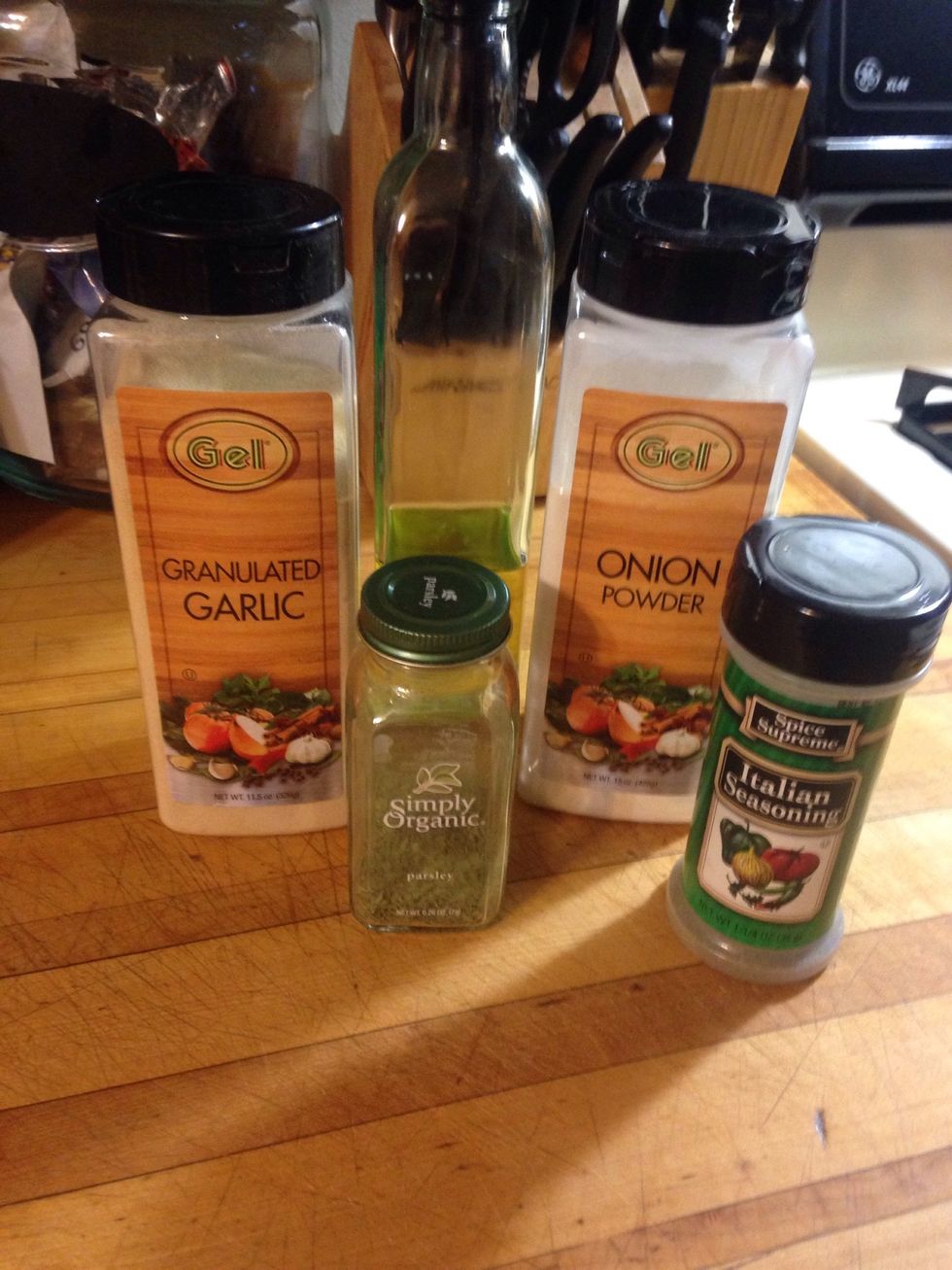 Dry seasonings used