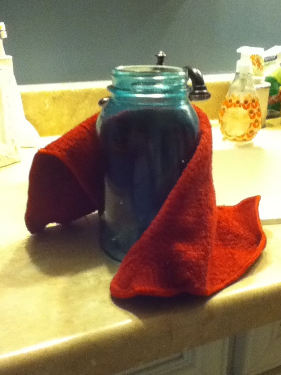 Dry the inside and outside VERY well. You do not want mold or any bugs living in it.