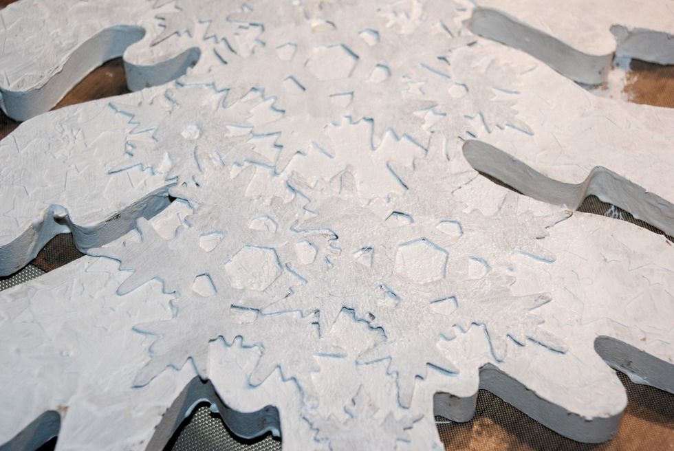 Dry with the heatgun.