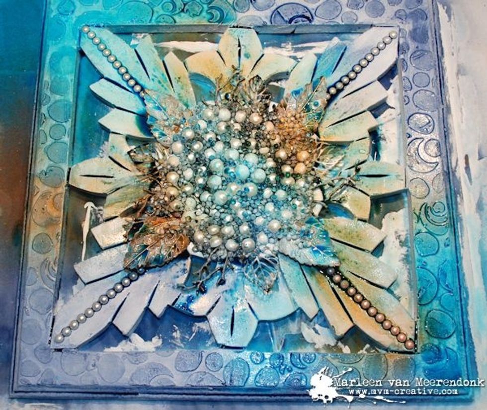 Dry with the heatgun.