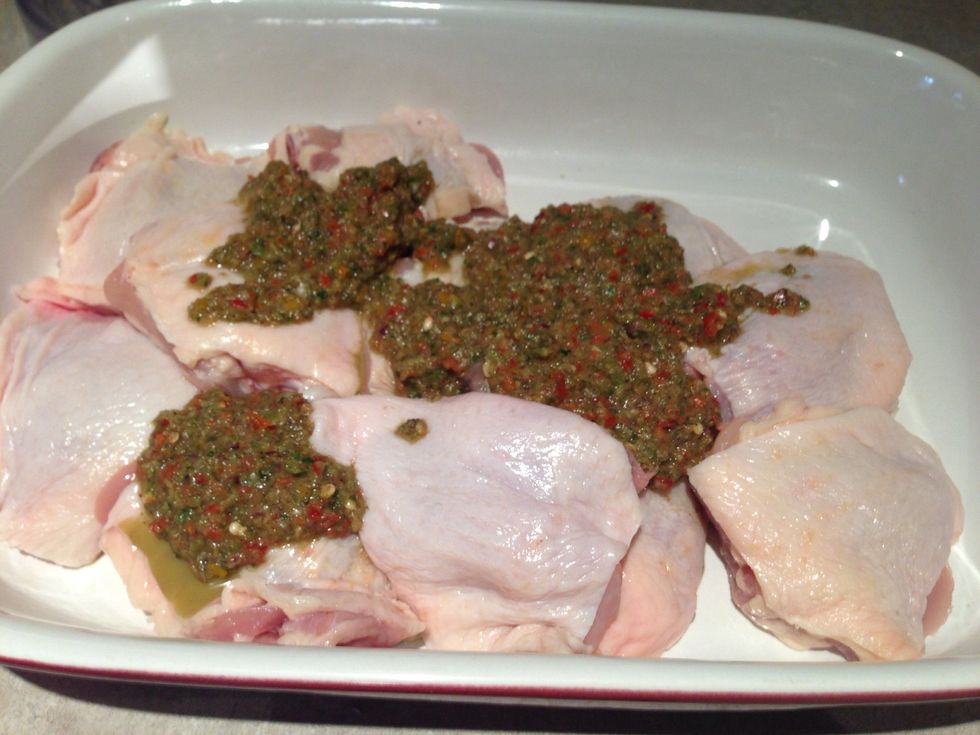 Dunno, about 4 tablespoons.