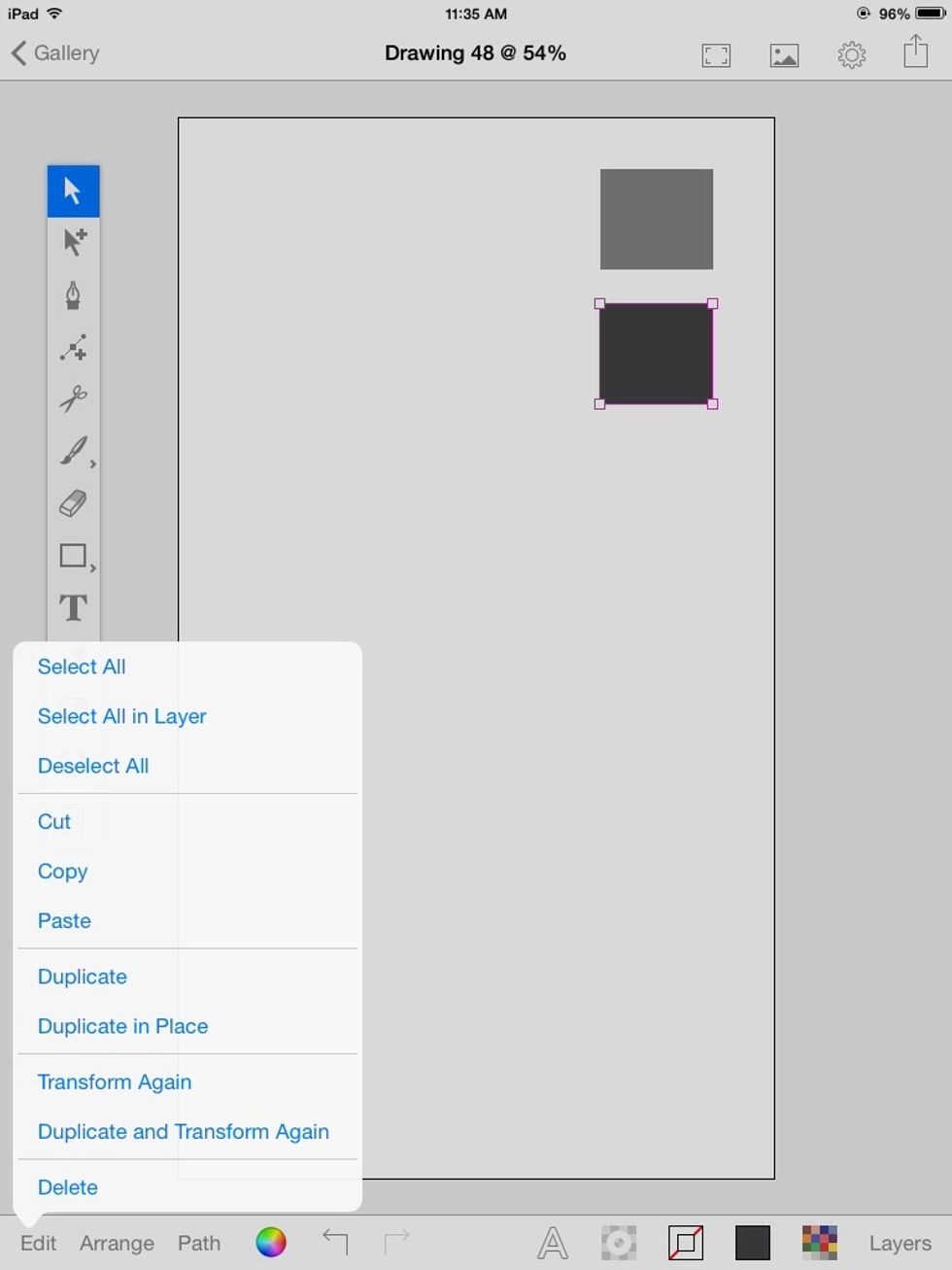 Duplicate it once more. You can use "Duplicate and Transform again" option.