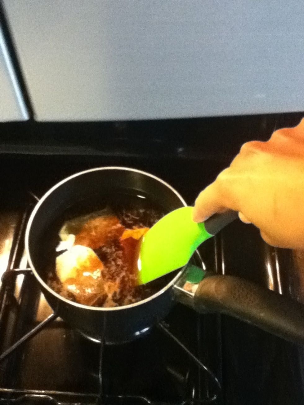 During steeping push your tea bags down to submerge them and get the flavoring out. Stir.